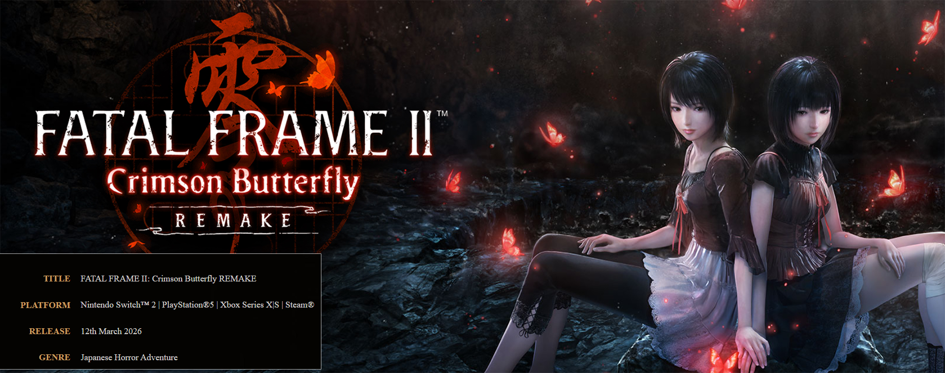 Thread 'Fatal Frame II: Crimson Butterfly Remake |OT| Another modern hand-holding game'